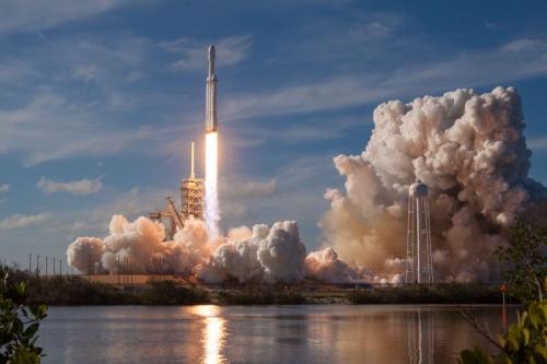 The Falcon Heavy launch - Photo by SpaceX