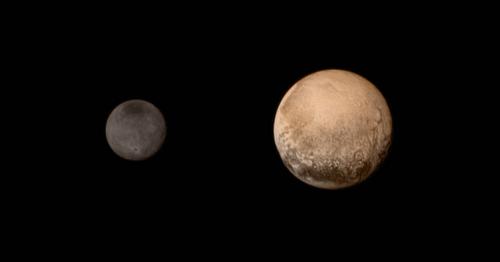 New Horizons image of Pluto and Charon